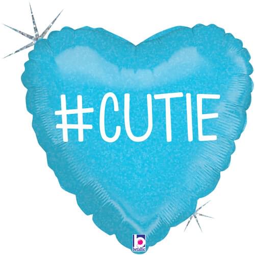 18" HASHTAG CUTIE BOY HOLOGRAPHIC