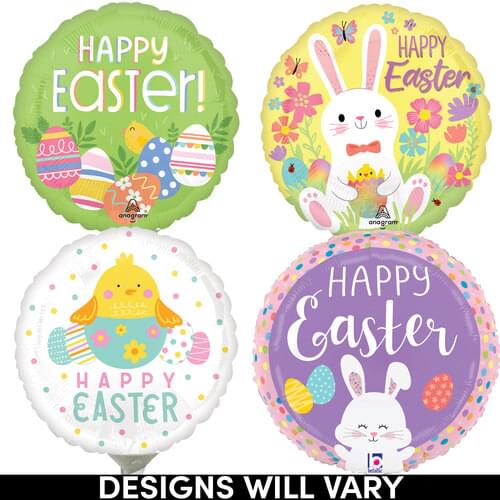 9" EASTER AIR-INFLATED ASST