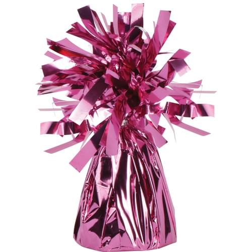 BRIGHT PINK FOIL BALLOON WEIGHT 4OZ